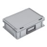 Lockweiler Kunststoffkoffer 10l PP m. 1 Griff L400xB300xH133mm grau stapelbar