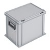 Lockweiler Kunststoffkoffer 31l PP m.2Griffen L400xB300xH333mm grau stapelbar