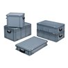 Lockweiler Kunststoffkoffer 34l PP m.2Griffen L600xB400xH183mm grau stapelbar
