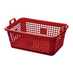 Lockweiler Tragekorb PE rot 85l 800x535x300mm