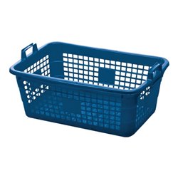 Lockweiler Tragekorb PE blau 85l 800x535x300mm