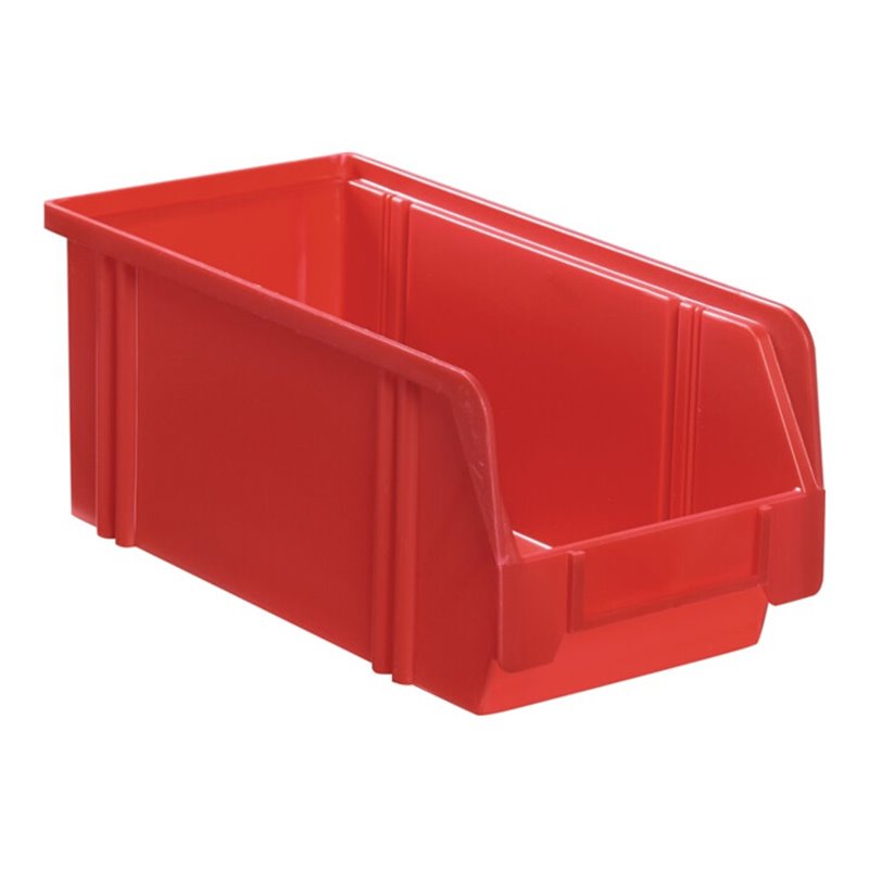 Sichtlagerkasten L350/300xB200xH200mm PS rot LA-KA-PE