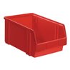 Sichtlagerkasten L290/266xB140xH130mm PS rot LA-KA-PE