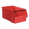 Sichtlagerkasten L500/450xB300xH230mm PS rot LA-KA-PE