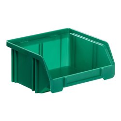 Sichtlagerkasten L85/65xB105xH45mm PS grün LA-KA-PE