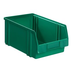Sichtlagerkasten L290/266xB140xH130mm PS grün LA-KA-PE