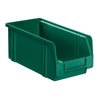 Sichtlagerkasten L350/300xB200xH200mm PS grün LA-KA-PE