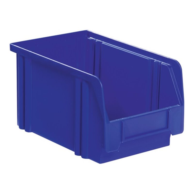 Sichtlagerkasten L230/200xB140xH130mm PS blau LA-KA-PE