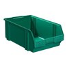 Sichtlagerkasten L500/450xB300xH180mm PS grün LA-KA-PE