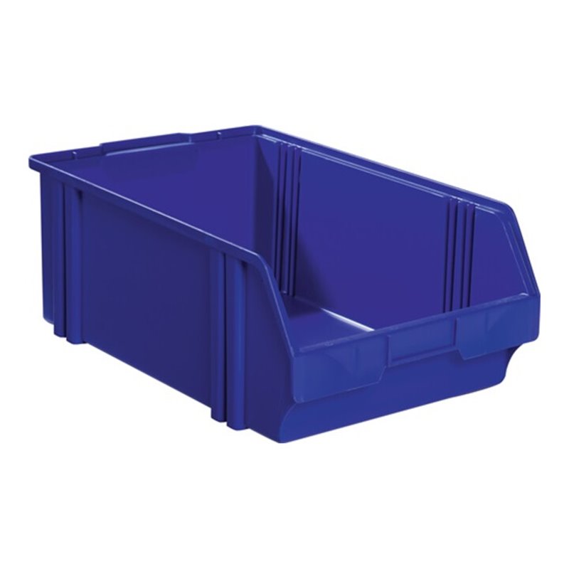 Sichtlagerkasten L500/450xB300xH180mm PS blau LA-KA-PE