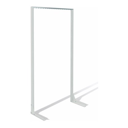 Ständerregal eins.H2010xB1010xT400mm unbestückt lichtgrau