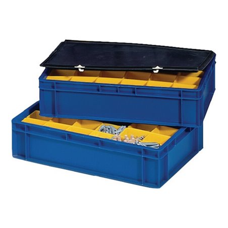 Einsatzkasten 86x73x120mm gelb f.400x300mm LA-KA-PE