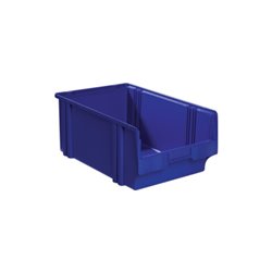 Sichtlagerkasten Gr.1B blau L.462/423xB.306xH.201mm a.PS stapelbar