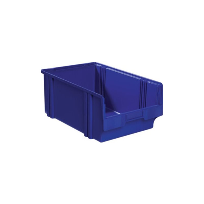 Sichtlagerkasten Gr.1B blau L.462/423xB.306xH.201mm a.PS stapelbar