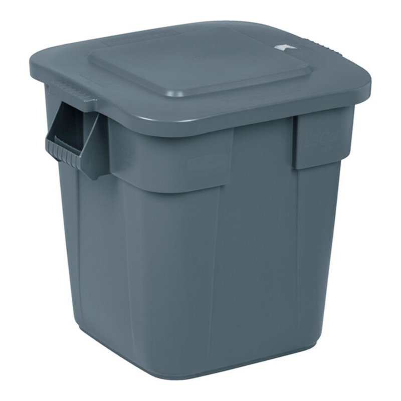 Mehrzweckbehälter 105l PE eckig grau L.545xB.545xH.570mm