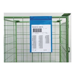 Magnettasche B240xH350+40mm m.2 Neodym-Magneten f.Format DIN A4 hoch 50 St./VE