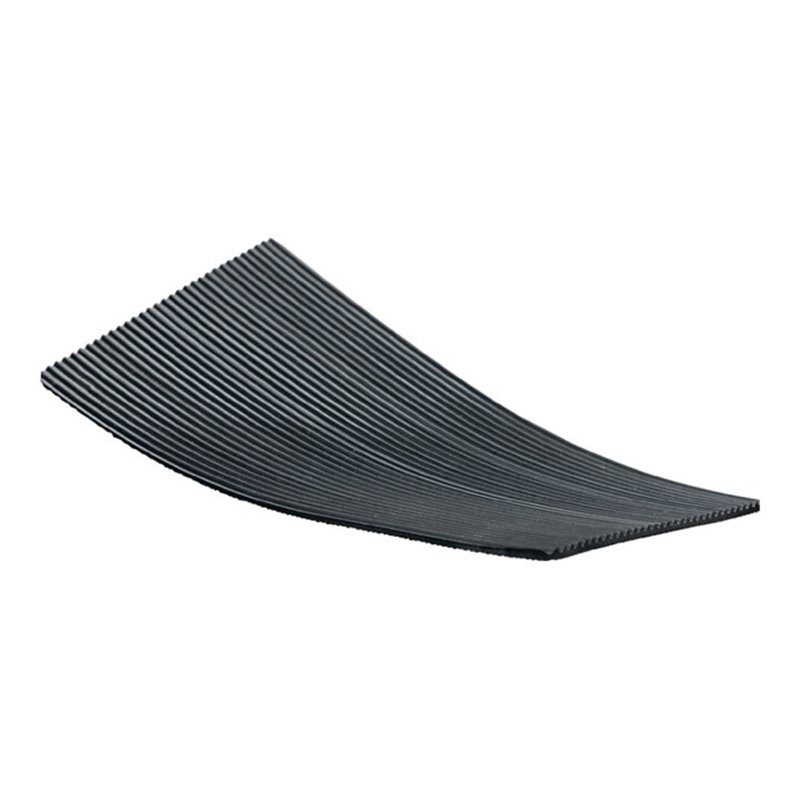 Möller Gummifeinriefenmatte B.1,00m L.10m D.3mm NR/SBR m.Gewebeeinlage