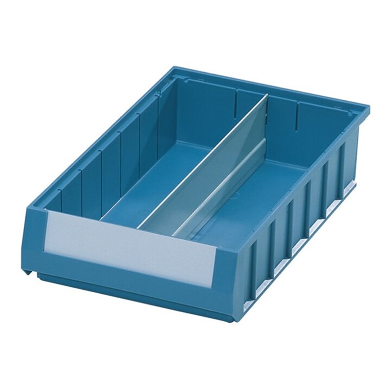 Längsteiler f.Regalkasten L 500xH 140mm Stahlbl.grau 10St./Btl.