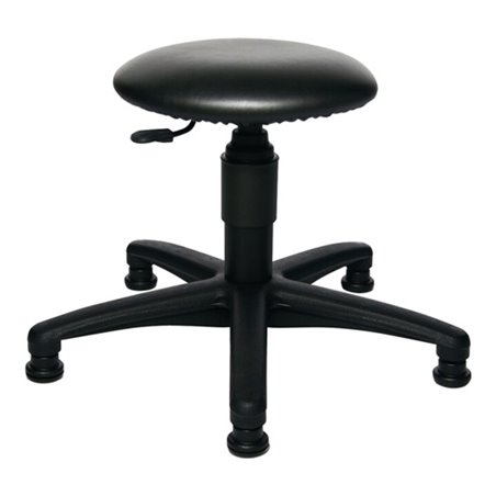 Topstar Drehhocker m.Gleitern Kunstleder Sitz-H.390-520mm Sitz-D.360mm