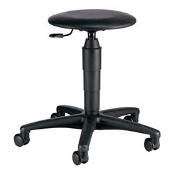 Topstar Drehhocker m.Rollen Kunstleder Sitz-H.420-550mm Sitz-D.360mm