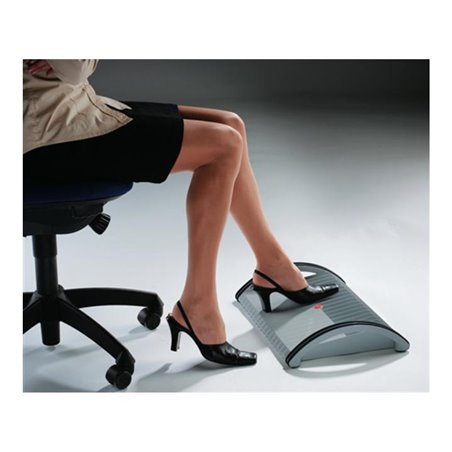 Fußstütze Ku.grau 2seitig nutzbar H100xB485xT345mm m.Wippfunktion