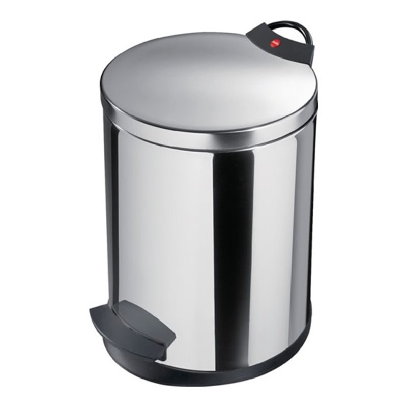 Tretabfallsammler 13l Edelstahl H.375xD.270mm mit verz. Inneneimer