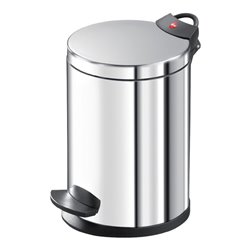 Tretabfallsammler 4l Edelstahl H.280xD.180mm mit verz. Inneneimer