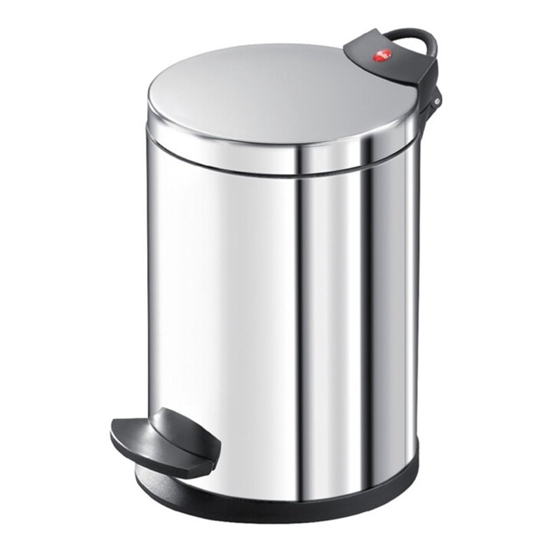 Tretabfallsammler 4l Edelstahl H.280xD.180mm mit verz. Inneneimer