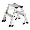 Klapptritt Stufen 2 Plattformhöhe 440mm Alu.fahrbar