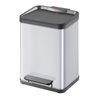 Hailo Tret-Abfalltrenner öko duo22 Silber Inneneimer: Kunststoff