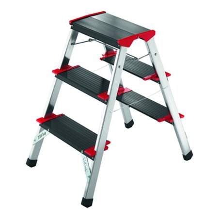 Hailo Aluminium-Klapptritt 3 Stufen 225 kg