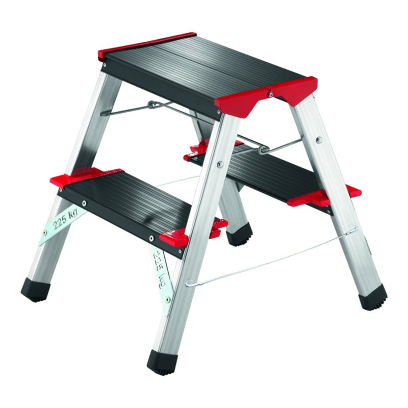 Hailo Aluminium-Klapptritt 2 Stufen 225 kg