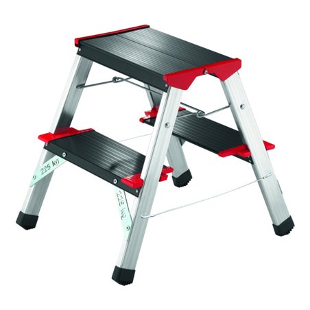 Hailo Aluminium-Klapptritt 2 Stufen 225 kg