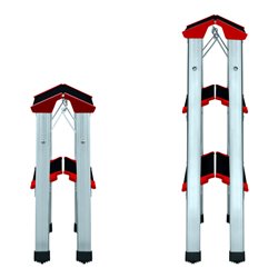 Hailo Aluminium-Klapptritt 2 Stufen 225 kg