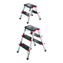 Hailo Aluminium-Klapptritt 2 Stufen 225 kg