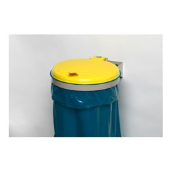 Abfallsammler B400xT510mm 120 l Deckel gelb (KS) VAR