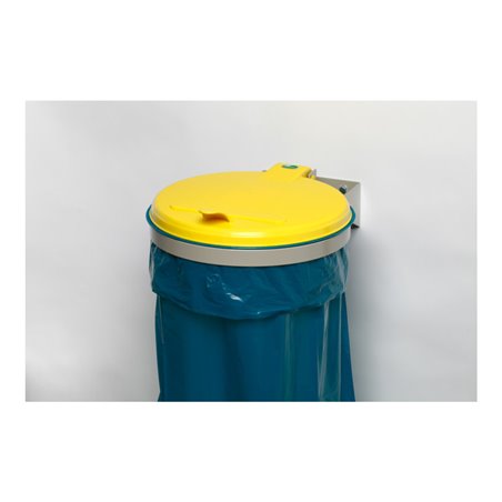 Abfallsammler B400xT510mm 120 l Deckel gelb (KS) VAR