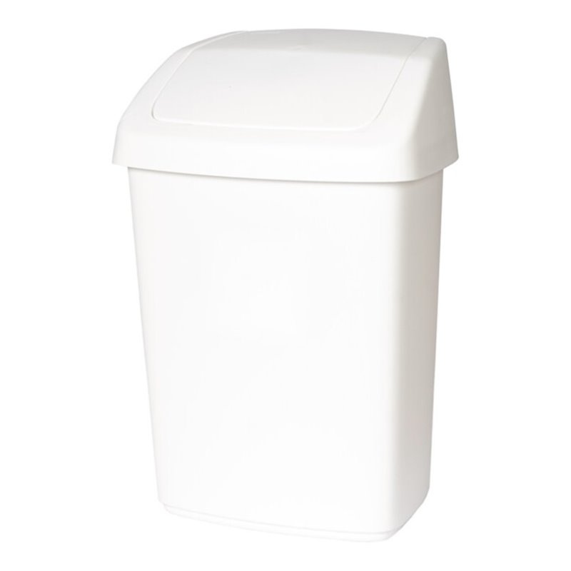 Schwingdeckelbehälter 25l Ku.weiß H.511xB.346xT.278mm