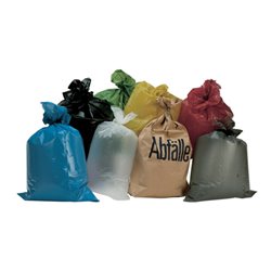 Kunststoffsack 60l 7µm transp 630x740mm gerollt