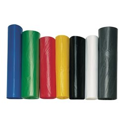 Kunststoffsack 60l 7µm transp 630x740mm gerollt