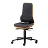 bimos Arbeitsdrehstuhl Neon m.Rollen orange Sitz-H450-620mm Permanentkontakt