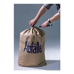 Papierabfallsack 700x950mm 2-lagig mKreuzbodenfalte 220 mm