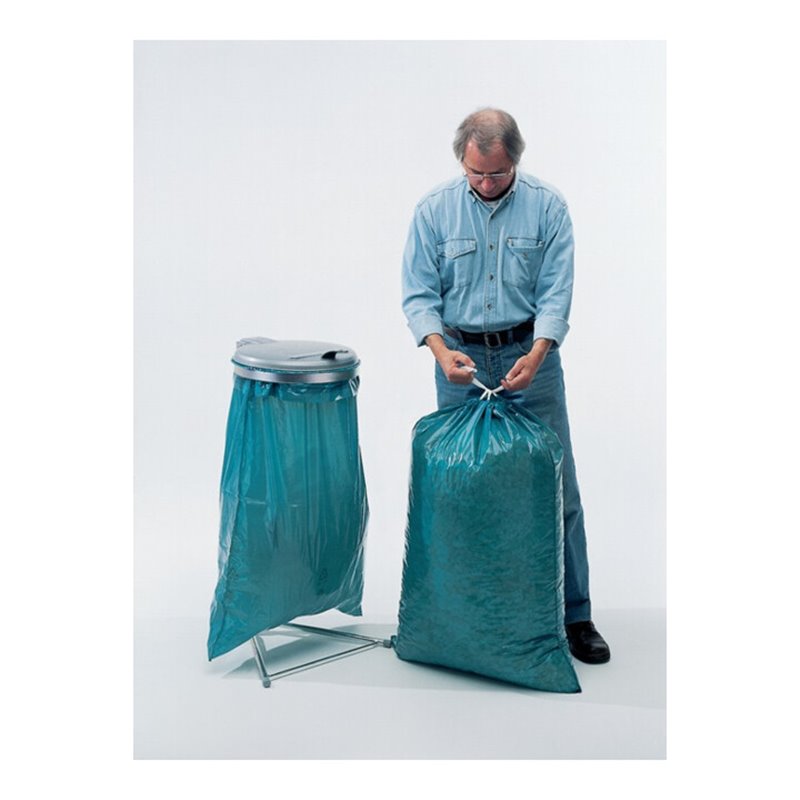 Kunststoffsack mZugband 45µm blau 700x1050mm