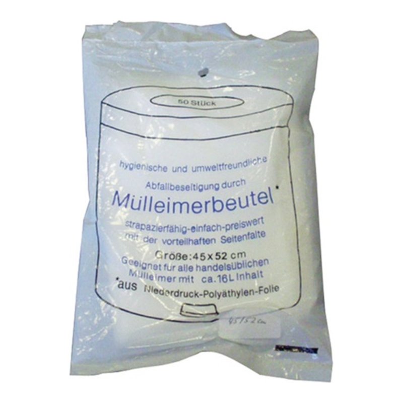 Müllbeutel B490xL600mm 24l 7 µm transpBtl