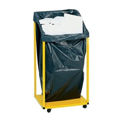 Kunststoffsack 100µm grau 650/550x1600mm