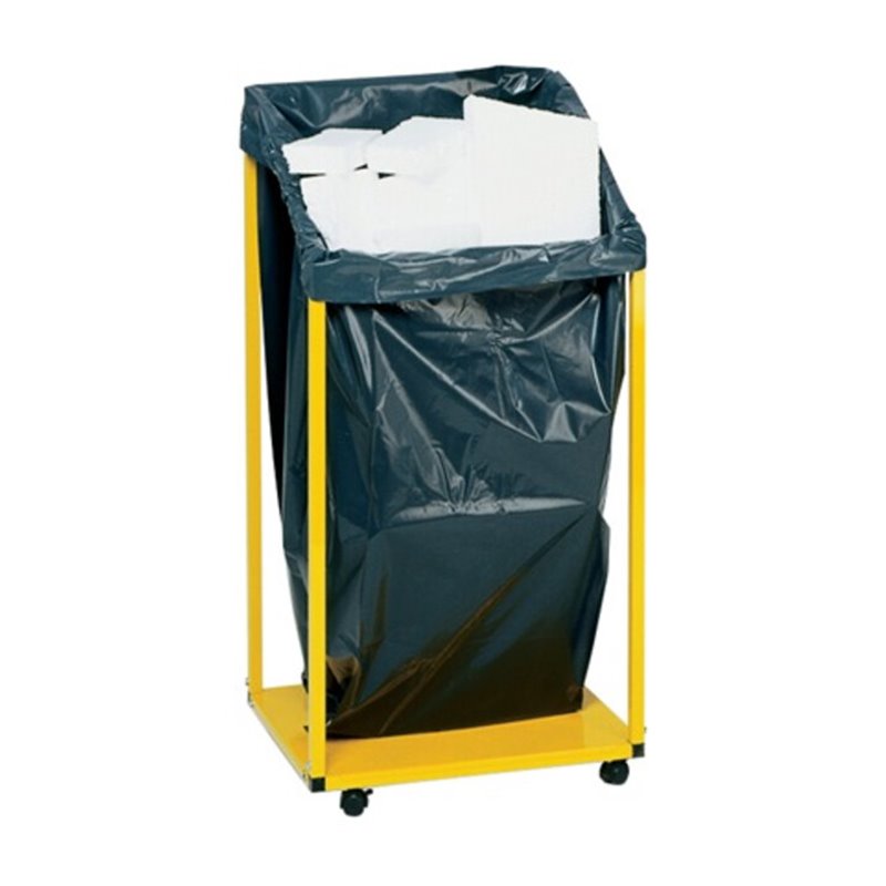 Kunststoffsack 100µm grau 650/550x1600mm