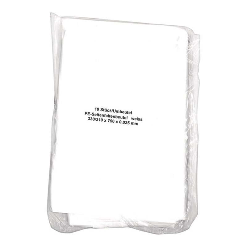 Müllbeutel 60l 25µm weiß B330/310xL750mm