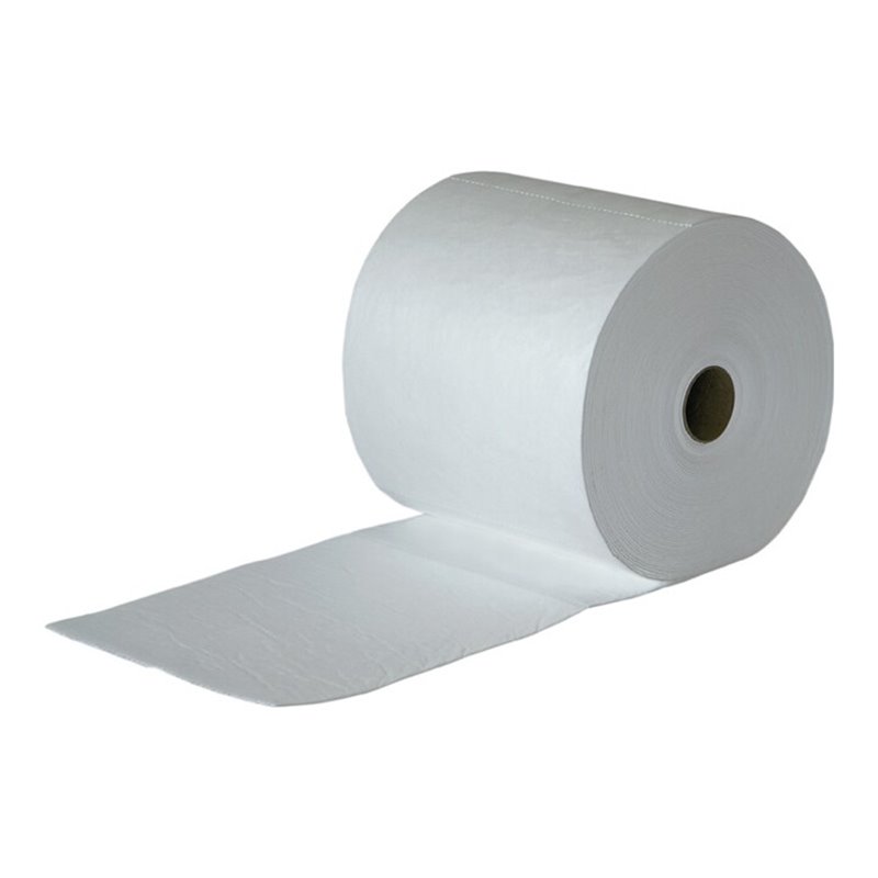 Ölbindevlies weiß B.380mm L.43m bindet max.79l/VE querperforiert