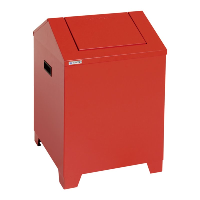 Stumpf Abfallbehälter mit Pendelklappe, Typ: 2