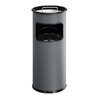 Durable Papierkorb metall mit Ascher Anthrazit 17l